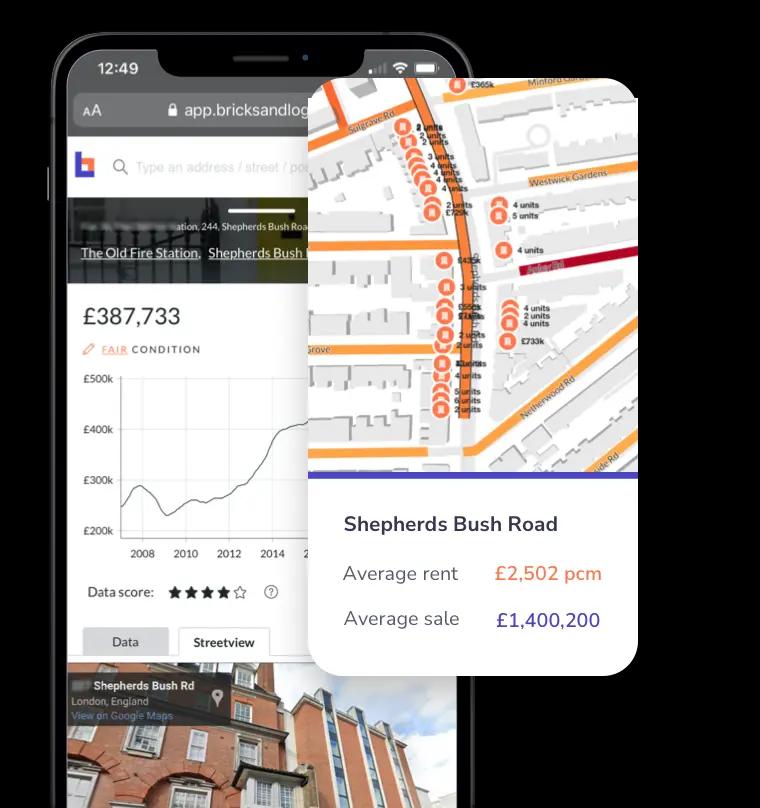 Compare street data
